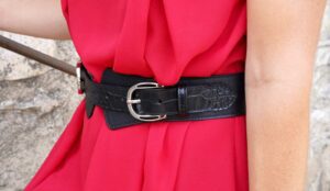 Ceinture Cuir Grain Lisse Maroquinerie Artisans Limoges France