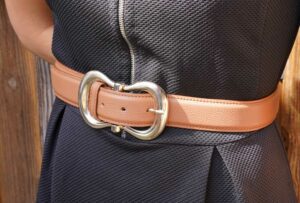 Ceinture Cuir Grain Lisse Maroquinerie Artisans Limoges France