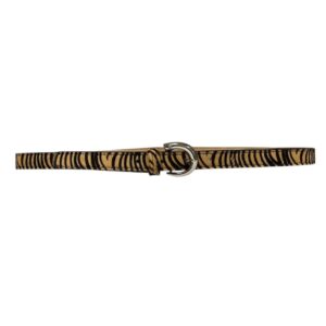 Boucle Edith <b>Ceinture cuir imprimé Zèbre</b>