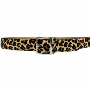 Ceinture <b>Cuir Imprimé Léopard</b>