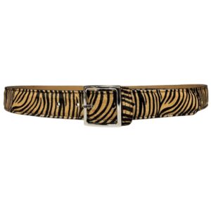 Ceinture <b>Cuir Imprimé Zèbre</b>